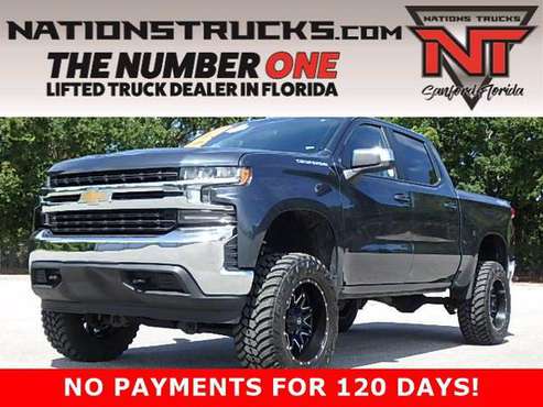 2020 CHEVY 1500 LT Crew Cab 4X4 LIFTED TRUCK - WARRANTY - cars & for sale in Sanford, FL