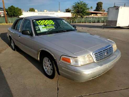 2003 Ford Crown Victoria LX FREE CARFAX ON EVERY VEHICLE - cars &... for sale in Glendale, AZ
