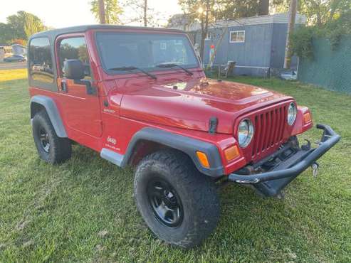 2006 jeep wrangler automatic 4x4 6cyl for sale in Willits, CA