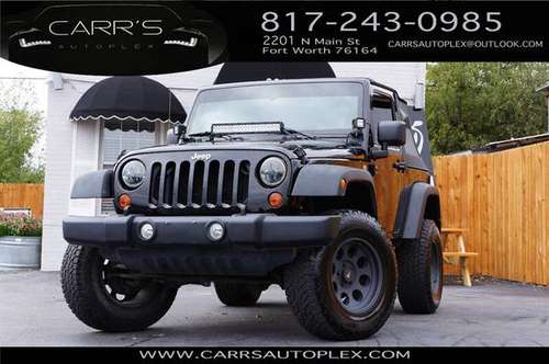 2010 Jeep Wrangler 4X4 ONE OWNER! CLEAN HISTORY REPORT! - cars &... for sale in Fort Worth, TX