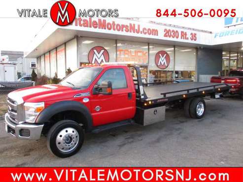 2016 Ford Super Duty F-550 DRW 4X4 ROLL BACK, FLAT BED DIESEL for sale in south amboy, WV