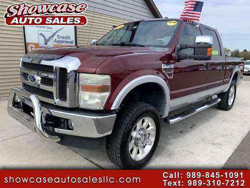 2008 Ford Super Duty F-250 SRW 4WD Crew Cab 156" Lariat - cars &... for sale in Chesaning, MI