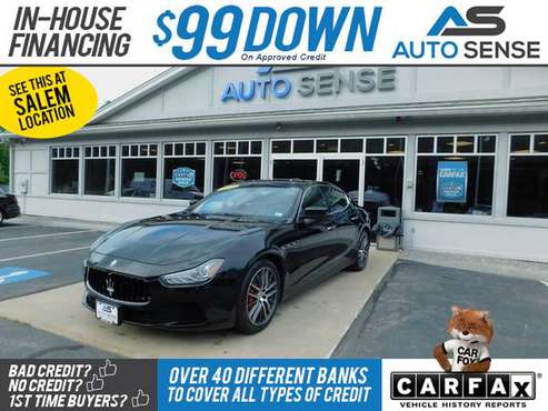 2015 Maserati Ghibli S Q4 - BAD CREDIT OK! - cars & trucks - by... for sale in Salem, ME