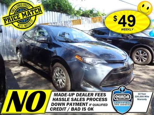 2017 Toyota Corolla LE CVT Automatic (Natl) $49 Week ANY CREDIT! -... for sale in Elmont, NY