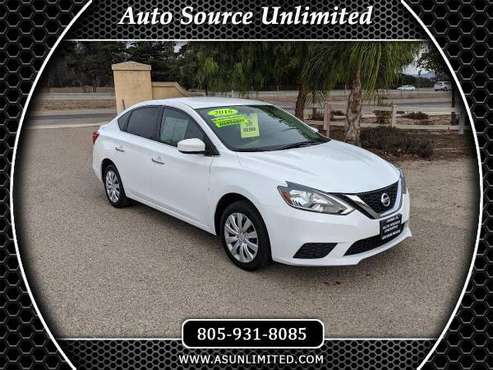 2016 Nissan Sentra S CVT - $0 Down With Approved Credit! - cars &... for sale in Nipomo, CA