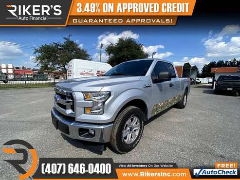 $379/mo - 2017 Ford F-150 XLT Extended Cab - 100 Approved! - cars &... for sale in Kissimmee, FL