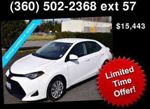 2019 Toyota Corolla LE 4 Dr - - by dealer - vehicle for sale in Burlington, WA