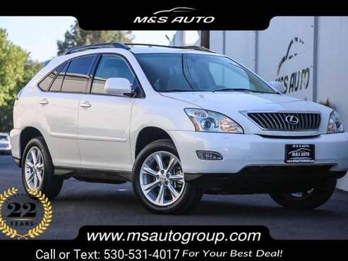 2008 Lexus RX 350 suv Crystal White - - by dealer for sale in Sacramento , CA