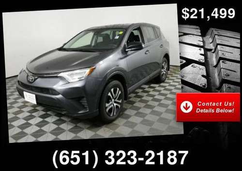 2017 Toyota RAV4 LE - cars & trucks - by dealer - vehicle automotive... for sale in Inver Grove Heights, MN