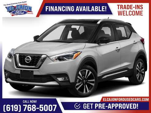 290/mo! - 2018 Nissan Kicks SR FOR ONLY - - by dealer for sale in Santee, CA