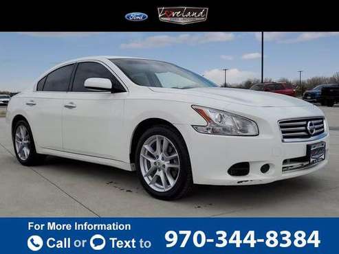 2014 Nissan Maxima 3 5 S sedan Pearl White - - by for sale in Loveland, CO