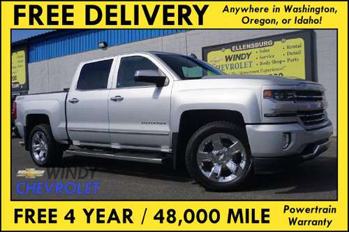 2017 Chevy Silverado 1500 LTZ 4X4 Crew Cab LOADED - cars & for sale in Kittitas, OR