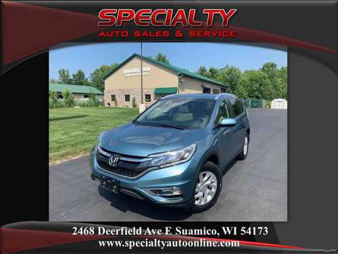 2015 Honda CR-V! EXL! AWD! Htd Cloth! Sunroof! Bckup Cam! New Tires! for sale in Suamico, WI