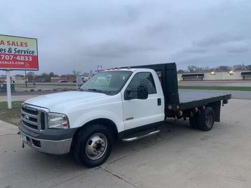 Ford F-350 Super Duty Diesel Dully Flatbed Only 130K Miles Must see for sale in Osseo, MN