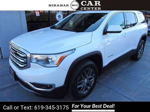 2017 GMC Acadia SLT suv White Frost Tricoat - cars & trucks - by... for sale in San Diego, CA
