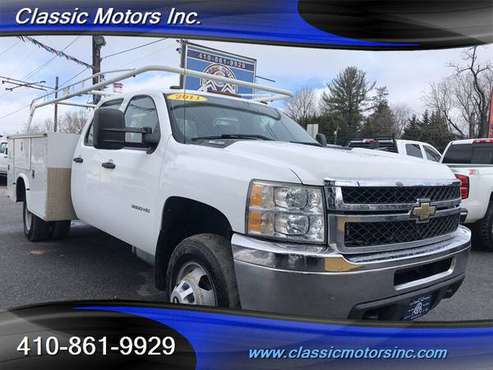 2011 Chevrolet Silverado 3500 CREW CAB W/T UTILITY BED DRW 4X4 for sale in Finksburg, District Of Columbia