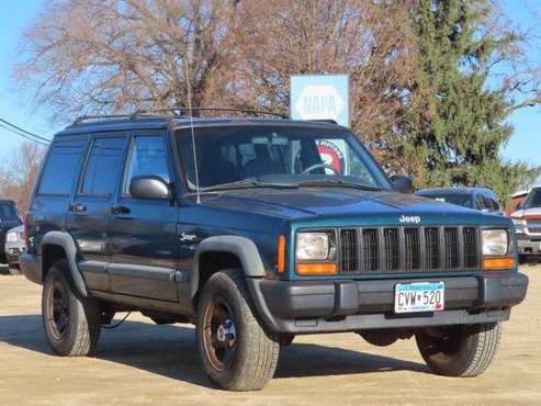 1998 Jeep Cherokee Sport 4WD, 1 OWNER, cruise, 22 MPG/hwy, DEAL... for sale in Farmington, MN