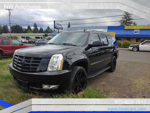 2007 Cadillac Escalade ESV AWD Blackout package 22 inch wheels 109K for sale in Beaverton, OR