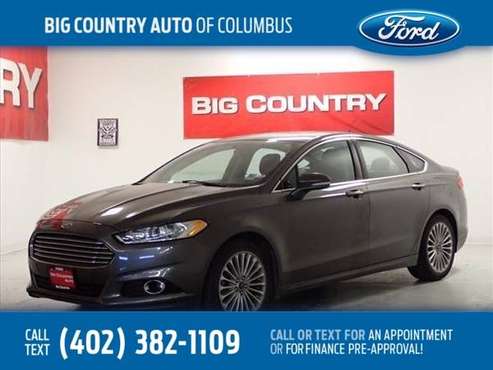2016 Ford Fusion 4dr Sdn Titanium FWD - - by dealer for sale in Columbus, NE
