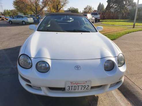 1997 TOYOYA CELICA GT MANUAL CONVERTABLE WHITE VERY CLEAN - cars &... for sale in Sacramento , CA