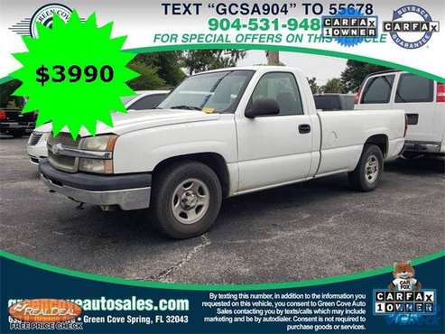 2004 Chevrolet Chevy Silverado 1500 Work Truck The Best Vehicles at for sale in Green Cove Springs, FL