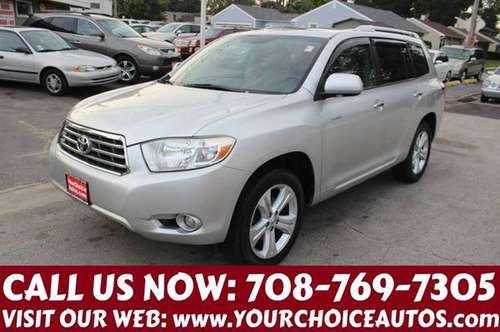 *2008* *TOYOTA HIGHLANDER LIMITED* AWD SUNROOF BACKUP CAMERA 054617 for sale in posen, IL