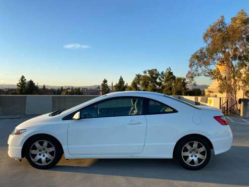 2010 Honda Civic 40k mileage White Coupe - cars & trucks - by owner... for sale in Los Angeles, CA