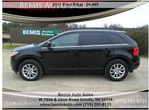 2011 FORD EDGE LIMITED AWD - cars & trucks - by dealer - vehicle... for sale in Crivitz, MI