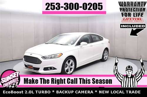 2015 Ford Fusion SE EcoBoost 2.0L TURBO Sedan WARRANTY 4 LIFE for sale in Sumner, WA