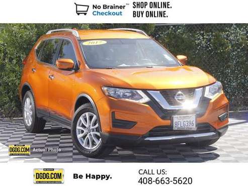 2017 Nissan Rogue SV suv Monarch Orange - - by dealer for sale in San Jose, CA