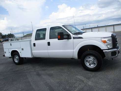 2012 Ford F-250 4x4 Crew Cab XL Utility Bed - cars & trucks - by... for sale in Lawrenceburg, TN
