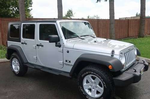 2008 Jeep Wrangler 4x4 4WD Unlimited X SUV for sale in Tacoma, WA