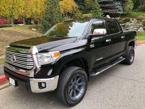 2015 Toyota Tunda CrewMax Limited 4WD --Local Trade, Loaded, Lifted--- for sale in Kirkland, WA