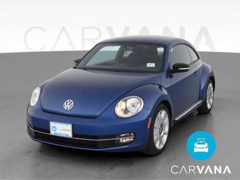 2012 VW Volkswagen Beetle 2.0T Turbo Hatchback 2D hatchback Blue - -... for sale in Flint, MI