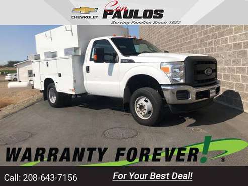 2016 Ford Super Duty F350 DRW XL pickup Oxford White - cars & trucks... for sale in Jerome, ID