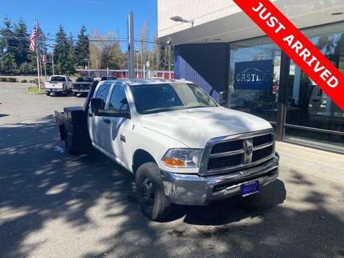 2012 Ram 3500 Diesel 4x4 4WD Dodge ST Crew Cab Chassis-Cab - cars & for sale in Lynnwood, OR