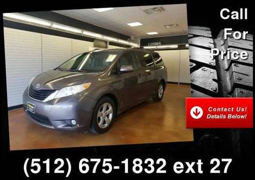 2012 Toyota Sienna 4d Wagon LE V6 w/Auto Access Seat CALL FOR DETAILS for sale in Kyle, TX