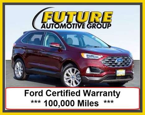 2019 Ford Edge Titanium AWD ( Certified Warranty ) for sale in Roseville, CA