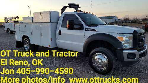 2013 Ford F-550 11ft Mechanics Lube Service Bed 6 8L Gas 11ft for sale in Oklahoma City, OK