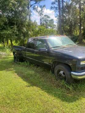 96 Chevrolet Silverado3500 diesel dully - cars & trucks - by owner -... for sale in Lehigh Acres, FL