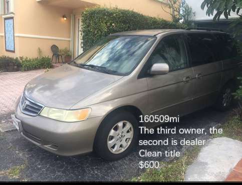 For sale 2003 honda odyssey $600 - cars & trucks - by owner -... for sale in Miami, FL
