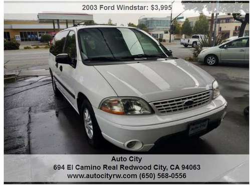 2003 Ford Windstar LX Standard 4dr Mini Van 103483 Miles - cars &... for sale in Redwood City, CA