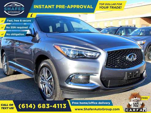 $341/mo - 2017 Infiniti QX60 - Easy Financing! - cars & trucks - by... for sale in Columbus, OH