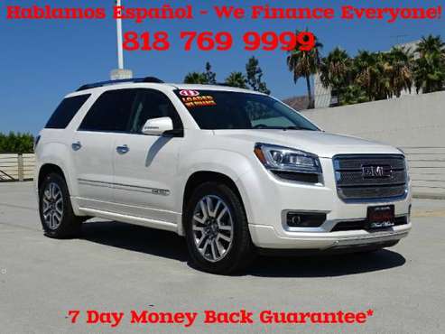2013 GMC Acadia Denali Pearl White, Dual Sun Roof, Heated/Cooled... for sale in North Hollywood, CA