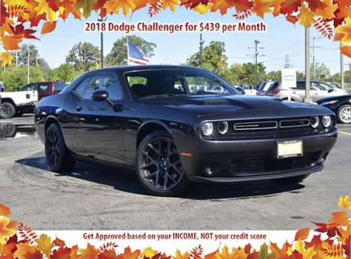Get a 2018 Dodge Challenger for $439/mo BAD CREDIT NO PROBLEM - cars... for sale in Buffalo Grove, IL