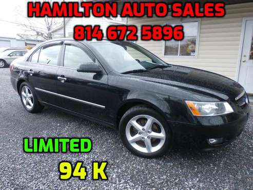 2008 HYUNDAI SONATA LIMITED 94K MILES - - by dealer for sale in coalport, PA