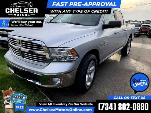 488/mo - 2018 Ram 1500 4WD! Crew 4 WD! Crew 4-WD! Crew Cab - Easy for sale in Chelsea, MI