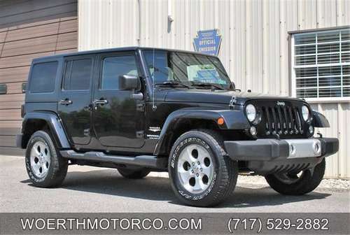 2014 Jeep Wrangler Unlimited Sahara - 116, 000 Miles - Clean Carfax for sale in Christiana, PA