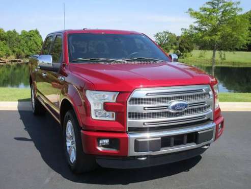 2015 Ford F-150 F150 F 150 Platinum 4x4 4dr SuperCrew 5.5 ft. SB -... for sale in Norman, KS