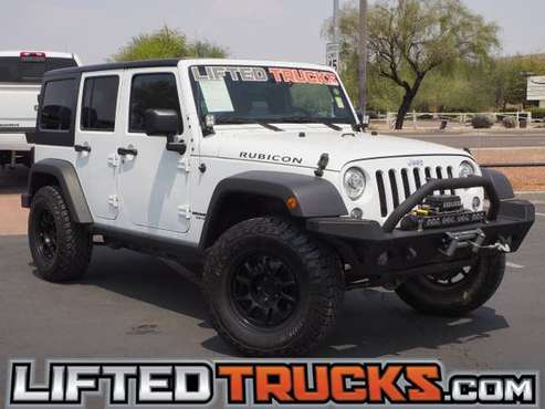 2017 Jeep Wrangler Unlimited RUBICON 4X4 SUV 4x4 Passe - Lifted... for sale in Phoenix, AZ